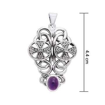 Celtic Knotwork Cross Pendant TPD3009 - Jewelry